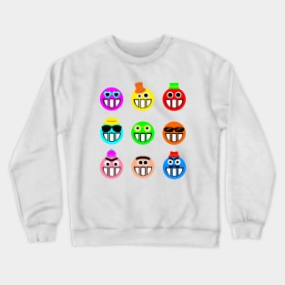 Colorful Emojis Crewneck Sweatshirt